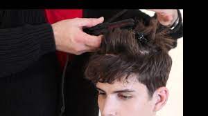 How To Get A Quiff In Mens Hair With The Wam Mini Straightening Iron Mens Quiff Hair Tutorial Mens Hairstyles How To Curl Short Hair Hair Straightner