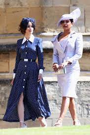 An invitation to the wedding of prince harry and meghan markle has to be one of the most coveted of the year. Priyanka Chopra Arrives At The Royal Wedding Royal Wedding Guests Outfits Royal Wedding Outfits Royal Wedding Dress