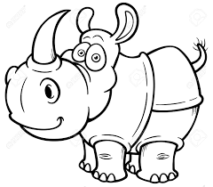 Search through 623,989 free printable colorings at getcolorings. Illustration Of Cartoon Rhino Coloring Book Royalty Free Cliparts Vectors And Stock Illustration Image 28881910