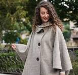 Cape pour femme 100% laine fabriquée en France