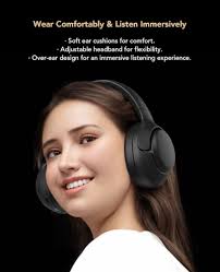 Amazon.com: Nuroum HP40 Active Noise Cancelling Headphones Bluetooth, Hi-Fi  Sound, Deep Bass, Over Ear & Foldable Design, ANC Wireless Headset  Transparency Mode, Comfortable & Long Playtime for Gaming/Music/Calls :  Electronics