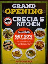 View crecia's kitchen's august 2021 deals and menus. West Lake Beltway 8 Location 14237 Crecia S Kitchen Facebook