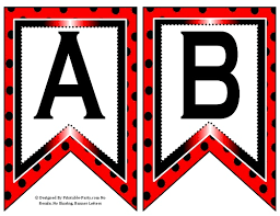 This printable happy birthday banner to color in could be very handy for you. Small Swallowtail Printable Banner Letters A Z Numbers 0 9 Th St Rd Nd