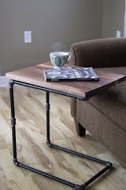 Walnut You Join Me Reclaimed Wood Side Table Laptop Desk Etsy Reclaimed Wood Side Table Side Table Wood Reclaimed Wood Desk