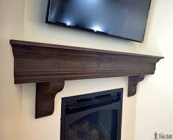 Too much of anything can make the mantel look cluttered and junky. Diy Fireplace Mantel Shelf Her Tool Belt