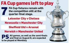 Uefa women's euro england 2022. Fa Cup Final Scheduled For August 8 As Part Of Project Restart Daily Mail Online