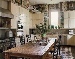Table Sitting In The Middle Of The Kitchen It S Where Everyone Convenes Anyway So Make It That Way Irish Kitchen Decor Country Kitchen Home Kitchens