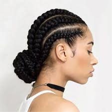 65 Cute Bun Hairstyles For Women To Get In 2020 In 2020 Box Braids Hairstyles Unique Braided Hairstyles Hair Styles