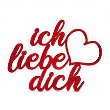 Ich liebe dich, so wie du mich, am abend und am morgen auch waren sie fuer dich und. Ich Liebe Dich Holz Schriftzug Deko