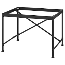 Ikea black metal dining table. Furniture Ikea Kullaberg Underframe Dining Table Desk Metal Frame Black Table Frame Only Home Garden