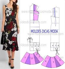 Bolsa em tecido | moldes dicas moda a ilustração do molde de bolsa em tecido e o seu passo a passo não têm valor de costura, tem que ser acrescentado. Molde Vestido 206 Moldes Dicas Moda Padroes De Costura Para Vestido Vestido Sem Costura Molde De Vestido Simples
