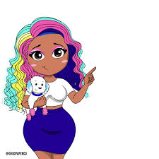 New Gif On Giphy Black Girl Cartoon Girls Cartoon Art Black Love Art