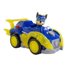 Tes personnages préférés du dessin animé paw patrol, la pat' patrouille dans leur véhicule de secours ! Vehicule Et Figurine Chase Mighty Pups Pat Patrouille Petite Figurine Achat Prix Fnac