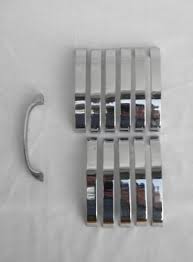 Lot Of 12 Deco 1940s Vintage Chrome Door Handles Or Drawer Pulls Chrome Door Handles Door Handles Chrome