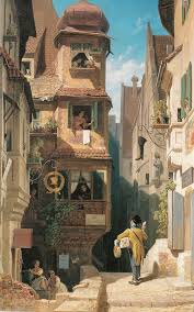 Carl Spitzweg Painting Art Painting Art Painting