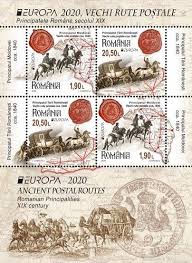 În timpul centrul economic al lumii se mută din europa în america. Europa Stamps Romania 2020