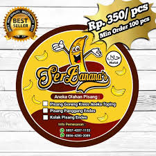 Sambal ikan teri pake jengkol : Stiker Kemasan Jajanan Snack Shopee Indonesia