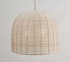 Cambria Rattan Pendant Pottery Barn