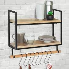 Voir plus d'idées sur le thème étagère suspendue cuisine 30 inspirations à copier pour une cuisine au style industriel. Etagere Murale Industrielle Pour Cuisine Detroit Id Market