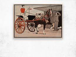 Woman in a horse carriage ca. 1890-1907 ...