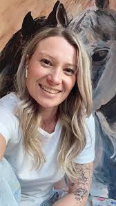 Upcoming Artist @offcutgallery Elise Vegar came to the cafe and  @jarrahdaleequestrian about a month ago She emerged herself in the horse  experience and then came up today to gift us this beautiful