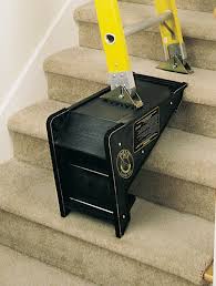 Ramp6' x 3' lot of lawn mower scrap: How Can I Create A Platform On My Stairs Strong Enough To Support A Ladder Home Improvement Stack Exchange