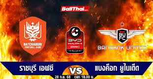 ราชบุรี เอฟซี ปะทะ แบงค็อก ยูไนเต็ด: วิเคราะห์ศึกไทยลีกสุดมันส์! - Imagen principal del artículo