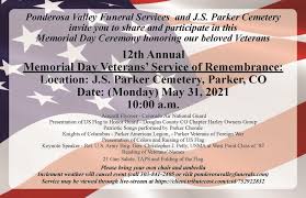 So, if you're feeling guilty for not having known the date before reading this article, don't be: Memorial Day 2021 Rotary Club Of Parker