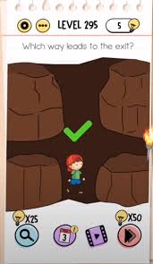 Game ini memberikan ratusan pertanyaan yang bisa membuat kalian. Brain Test Level 295 Which Way Leads To The Exit Answers Braintestanswers Com