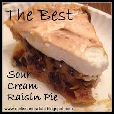 Fill My Cup The Best Sour Cream Raisin Pie Recipe Sour Cream Raisin Pie Raisin Pie Raisin Pie Recipe