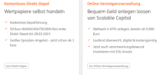 Aktuell können kunden bei der ing deutschland sparpläne für mehr als 1.900 wertpapiere ab einem euro besparen. Ing Diba Direkt Depot Erfahrungen 2021 Broker Im Test