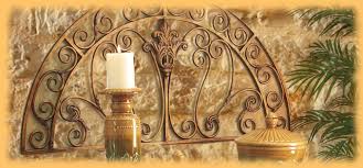 Find the perfect wrought iron flower trellis. Tuscan Wall Decor Bellasoleil Com Tuscan Decor And Italian Pottery