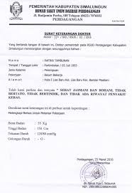 Wiranto selaku kepala sekolah di smp 3 kudus. Cara Membuat Surat Keterangan Sehat Blog Lokerplk