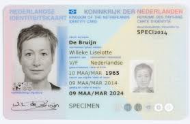 Print the front and back of your id on heavy cardstock and cut them out. Dutch Identity Card Wikipedia