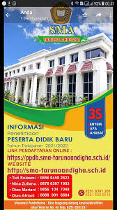 Sma taruna andigha menerima calon siswa baru ( pindahan ) tahun pelajaran 2011/2012. Sma Taruna Andigha Bogor Facebook