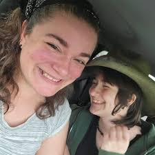 Crowded subway after work. I somehow get a seat. Girl stands in front of  me, looks exhausted. My brain: be decent. “Hey, you can take my seat if you  want.” She squints: “