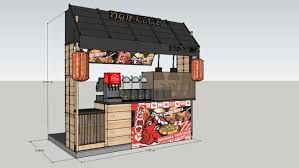 Tiny Shop 2016 Wanaka Takoyaki Japanese Food Retail Kiosk Cafe Stand Alone Old Vintage Street Snack Japan Shop Store By B Japanese Shop Tiny Shop Japanese Food