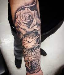 Images of tattoos for men. Top 55 Best Rose Tattoos For Men Improb Rose Tattoos For Men Arm Tattoos Clock Cool Arm Tattoos