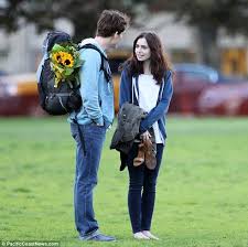 Movie Magic Lily Collins Transforms From Make Up Free Girl Next Door To Young Starlet On Set Of Her New Film Love Rosie Love Rosie Movie Film Love Rosie Lily Collins