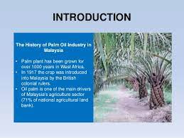 Palm oil was long recognized in west african countries. United Plantations Strategic Analysis