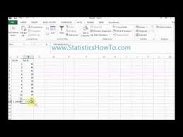 How To Find Skewness Excel 2013 Youtube