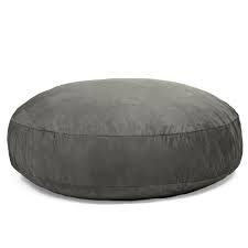 Bean bag chairs & loungers. Jaxx 6 Foot Cocoon Large Bean Bag Chair For Adults Charcoal Walmart Com Walmart Com