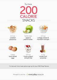 Meal Planner No Calorie Snacks 200 Calorie Snacks 200 Calorie Meals