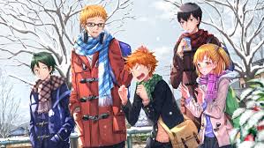 He has black hair and violet eyes that latter include geass. Black Hair Blonde Hair Blue Eyes Building Glasses Green Hair Group Haikyuu Headphones Hinata Shouyou Kageyama Tobio Male Orange Hair Ponytail Scarf Short Hair Snow Swordsouls Tagme Character Tree Tsukishima Kei Winter