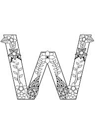 Valentine's day is around the corner, which means you have only a few days left to casually drop hints. Letter W Coloring Pages Download And Print Letter W Coloring Pages