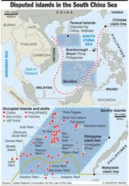 South china sea islands. blackbirch kid's visual reference of the world. Asean South China Sea Disputed Islands Infographic