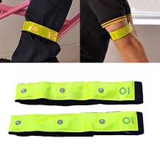 2 Parca Set Bisiklet Bisiklet Bisiklet Yansitici Bantlari Ile 4 Led Isiklar Guvenlik Run Are4 Velo Bicyclette