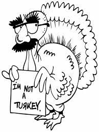 Free printable turkey coloring pages. Funny Turkey Coloring Page Coloring Home