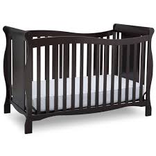 Delta Children Brookside 4 In 1 Convertible Crib Dark Chocolate Walmart Com