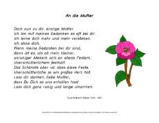 50 kostenlose rätselkarten zum ausdrucken. Muttertag In Der Grundschule Die Jahreszeiten Material Bildungsmedien 30plus Grundschulmaterial De
